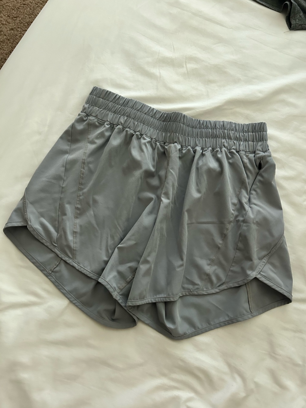 Gray Active Running Shorts